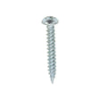 This is an image of Timco - Twin-Threaded Woodscrews - PZ - Round - Zinc 6 x 1" - (200 PCS Box) 00061CRWZ