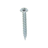 This is an image of Timco - Twin-Threaded Woodscrews - PZ - Round - Zinc 6 x 1" - (200 PCS Box) 00061CRWZ