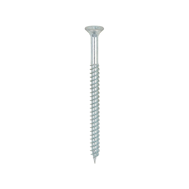 This is an image of Timco - Twin-Threaded Woodscrews - PZ - Double Countersunk - Zinc 6 x 2" - (200 PCS Box) 00062CWZ