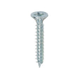 This is an image of Timco - Twin-Threaded Woodscrews - PZ - Double Countersunk - Zinc 7 x 1" - (200 PCS Box) 00071CWZ