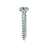 This is an image of Timco - Twin-Threaded Woodscrews - PZ - Double Countersunk - Zinc 7 x 1" - (200 PCS Box) 00071CWZ