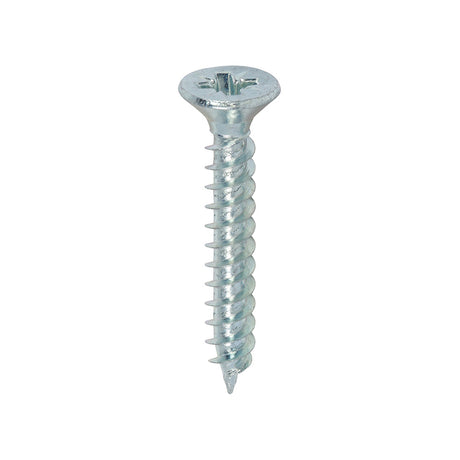 This is an image of Timco - Twin-Threaded Woodscrews - PZ - Double Countersunk - Zinc 7 x 1" - (200 PCS Box) 00071CWZ