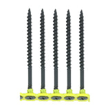 This is an image of Timco - Collated Drywall Screws - PH - Bugle - Coarse Thread - Black 4.2 x 75mm - (500 PCS Box) 00075COLDYS