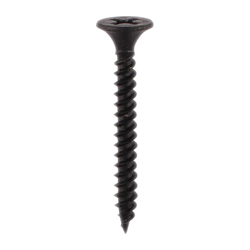 This is an image of Timco - Drywall Screws - Fine Thread - PH - Bugle - Black 4.2 x 75mm - (130 PCS TIMbag) 00075DRYB