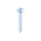 This is an image of Timco - Self-Tapping Screws - PZ - Pan - Zinc 8 x 1" - (200 PCS Box) 00081CPAZS
