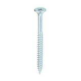 This is an image of Timco - Twin-Threaded Woodscrews - PZ - Double Countersunk - Zinc 8 x 2" - (200 PCS Box) 00082CWZ