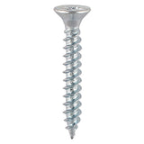 This is an image of Timco - Twin-Thread Woodscrews - PZ - Double Countersunk - Zinc 8 x 3" - (10 PCS TIMpac) 00083CWZP
