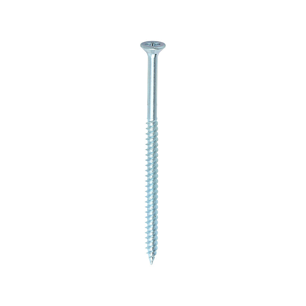 This is an image of Timco - Twin-Threaded Woodscrews - PZ - Double Countersunk - Zinc 8 x 3" - (200 PCS Box) 00083CWZ