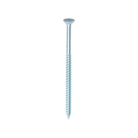 This is an image of Timco - Twin-Threaded Woodscrews - PZ - Double Countersunk - Zinc 8 x 3" - (200 PCS Box) 00083CWZ