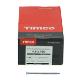 This is an image of Timco - Drywall Screws - PH - Bugle - Self Drilling - Zinc 4.8 x 100mm - (500 PCS Box) 00100PSDD