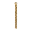This is an image of Timco - Concrete Screws - TX - Flat Countersunk - Yellow 7.5 x 100mm - (100 PCS Box) 00100TCON