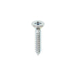This is an image of Timco - Self-Tapping Screws - PZ - Countersunk - Zinc 10 x 1" - (200 PCS Box) 00101CCAZS