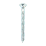 This is an image of Timco - Self-Tapping Screws - PZ - Countersunk - Zinc 10 x 2" - (200 PCS Box) 00102CCAZS