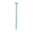 This is an image of Timco - Twin-Threaded Woodscrews - PZ - Round - Zinc 10 x 3" - (200 PCS Box) 00103CRWZ