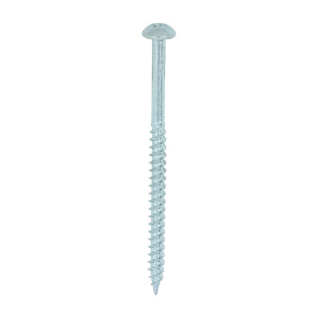 This is an image of Timco - Twin-Threaded Woodscrews - PZ - Round - Zinc 10 x 3" - (200 PCS Box) 00103CRWZ