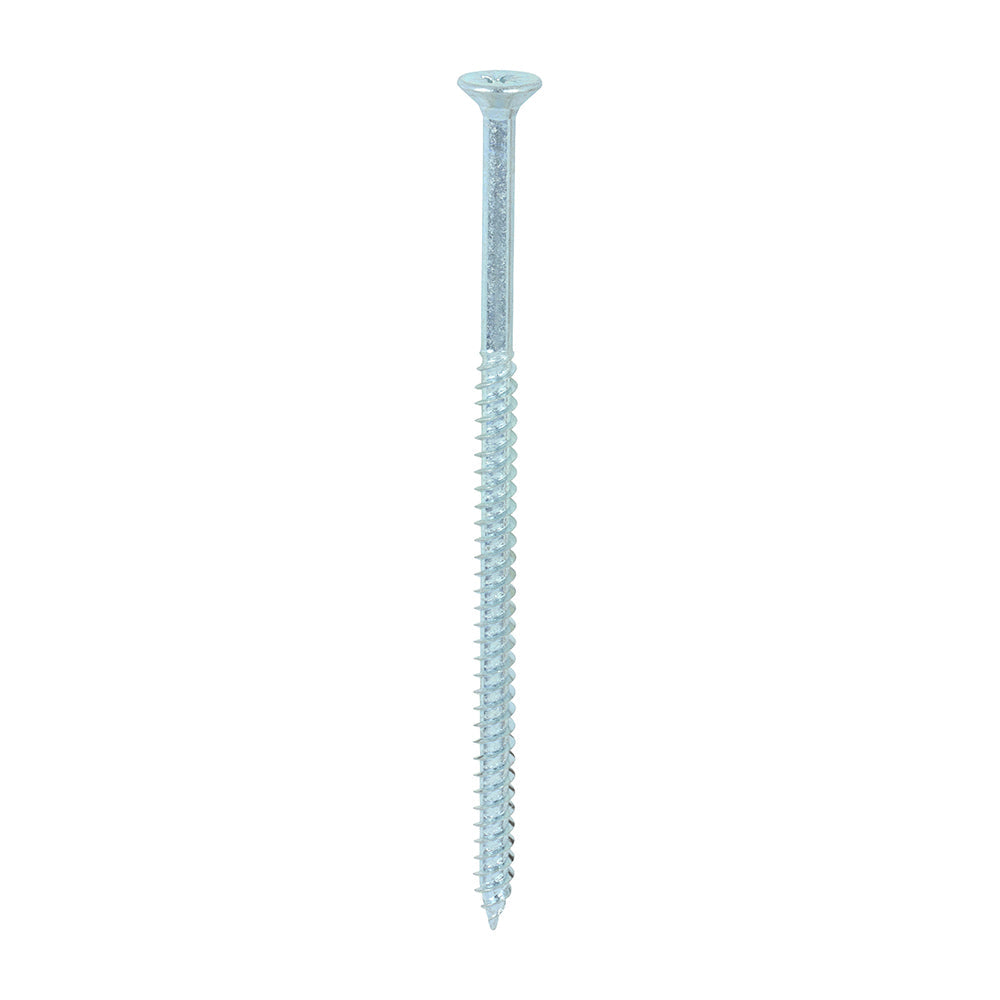This is an image of Timco - Twin-Threaded Woodscrews - PZ - Double Countersunk - Zinc 10 x 4" - (100 PCS Box) 00104CWZ