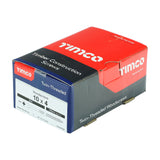 This is an image of Timco - Twin-Threaded Woodscrews - PZ - Double Countersunk - Zinc 10 x 4" - (100 PCS Box) 00104CWZ