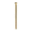 This is an image of Timco - Concrete Screws - TX - Flat Countersunk - Yellow 7.5 x 120mm - (100 PCS Box) 00120TCON