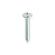 This is an image of Timco - Metal Tapping Screws - PZ - Pan - Self-Tapping - Zinc 12 x 1" - (200 PCS Box) 00121CPAZS