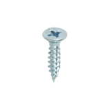 This is an image of Timco - Twin-Threaded Woodscrews - PZ - Double Countersunk - Zinc 12 x 1" - (200 PCS Box) 00121CWZ