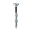 This is an image of Timco - Twin-Threaded Woodscrews - PZ - Double Countersunk - Zinc 12 x 2" - (200 PCS Box) 00122CWZ