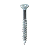 This is an image of Timco - Twin-Threaded Woodscrews - PZ - Double Countersunk - Zinc 12 x 2" - (200 PCS Box) 00122CWZ