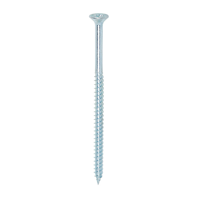 This is an image of Timco - Twin-Threaded Woodscrews - PZ - Double Countersunk - Zinc 12 x 4" - (100 PCS Box) 00124CWZ