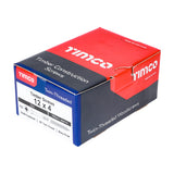This is an image of Timco - Twin-Threaded Woodscrews - PZ - Double Countersunk - Zinc 12 x 4" - (100 PCS Box) 00124CWZ