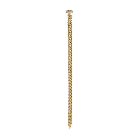 This is an image of Timco - Concrete Screws - TX - Flat Countersunk - Yellow 7.5 x 200mm - (100 PCS Box) 00200TCON