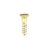 This is an image of Timco - Solid Brass Timber Screws - SLOT - Countersunk 2 x 3/8" - (200 PCS Box) 00238CBS