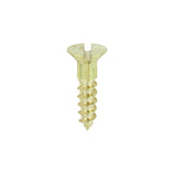 This is an image of Timco - Solid Brass Timber Screws - SLOT - Countersunk 4 x 1/2" - (200 PCS Box) 00412CBS