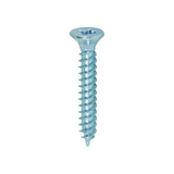 This is an image of Timco - Twin-Threaded Woodscrews - PZ - Double Countersunk - Zinc 4 x 3/4" - (200 PCS Box) 00434CWZ
