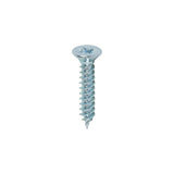 This is an image of Timco - Twin-Threaded Woodscrews - PZ - Double Countersunk - Zinc 4 x 5/8" - (200 PCS Box) 00458CWZ
