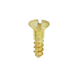 This is an image of Timco - Solid Brass Timber Screws - SLOT - Countersunk 6 x 1/2" - (200 PCS Box) 00612CBS