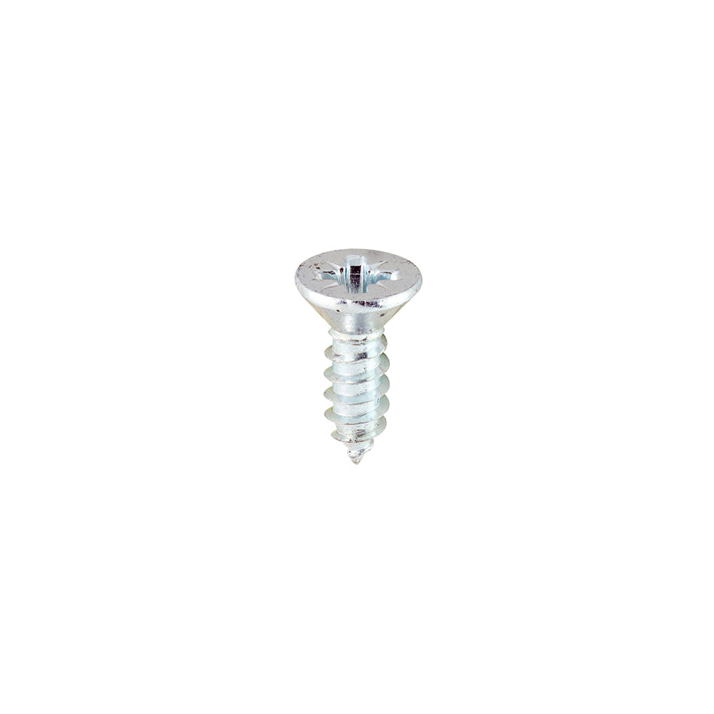 This is an image of Timco - Self-Tapping Screws - PZ - Countersunk - Zinc 6 x 1/2" - (200 PCS Box) 00612CCAZS