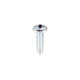 This is an image of Timco - Self-Tapping Screws - PZ - Pan - Zinc 6 x 1/2" - (200 PCS Box) 00612CPAZS