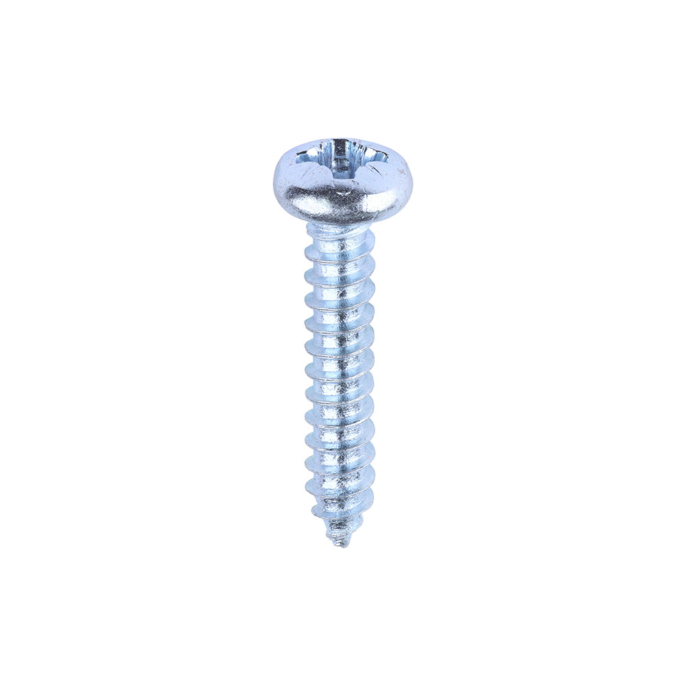 This is an image of Timco - Self-Tapping Screws - PZ - Pan - Zinc 6 x 3/4" - (200 PCS Box) 00634CPAZS