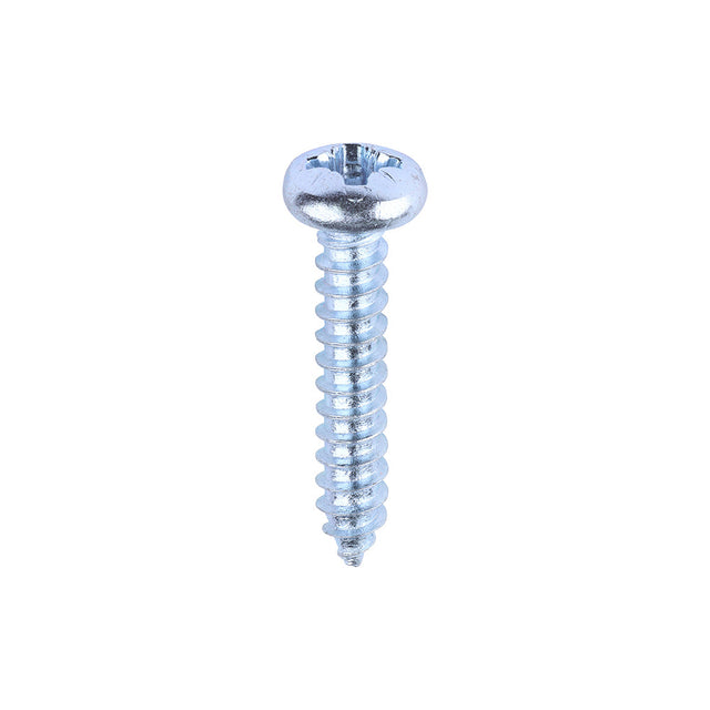 This is an image of Timco - Self-Tapping Screws - PZ - Pan - Zinc 6 x 3/4" - (200 PCS Box) 00634CPAZS