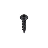 This is an image of Timco - Blackjax Woodscrews - PZ - Round - Black Organic 6 x 5/8" - (200 PCS Box) 00658BJC