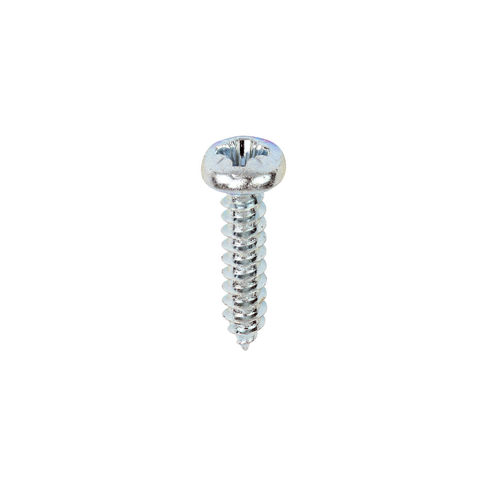 This is an image of Timco - Self-Tapping Screws - PZ - Pan - Zinc 6 x 5/8" - (200 PCS Box) 00658CPAZS