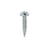 This is an image of Timco - Twin-Threaded Woodscrews - PZ - Round - Zinc 6 x 5/8" - (200 PCS Box) 00658CRWZ