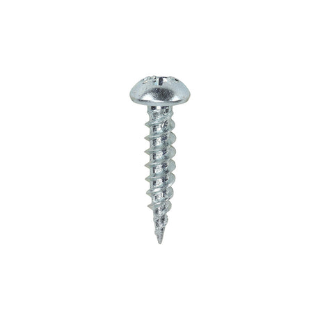 This is an image of Timco - Twin-Threaded Woodscrews - PZ - Round - Zinc 6 x 5/8" - (200 PCS Box) 00658CRWZ