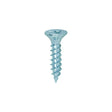 This is an image of Timco - Twin-Threaded Woodscrews - PZ - Double Countersunk - Zinc 6 x 5/8" - (200 PCS Box) 00658CWZ