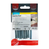 This is an image of Timco - Express Nails - Zinc 6.0 x 60mm - (8 PCS TIMpac) 00660ENP