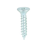 This is an image of Timco - Twin-Threaded Woodscrews - PZ - Double Countersunk - Zinc 7 x 3/4" - (200 PCS Box) 00734CWZ