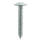 This is an image of Timco - Self-Tapping Screws - PZ - Flange Head - Zinc 8 x 1/2" - (16 PCS TIMpac) 00812CFAZP