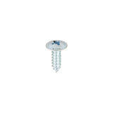 This is an image of Timco - Metal Tapping Screws - PZ - Flange - Self-Tapping - Zinc 8 x 1/2" - (200 PCS Box) 00812CFAZS