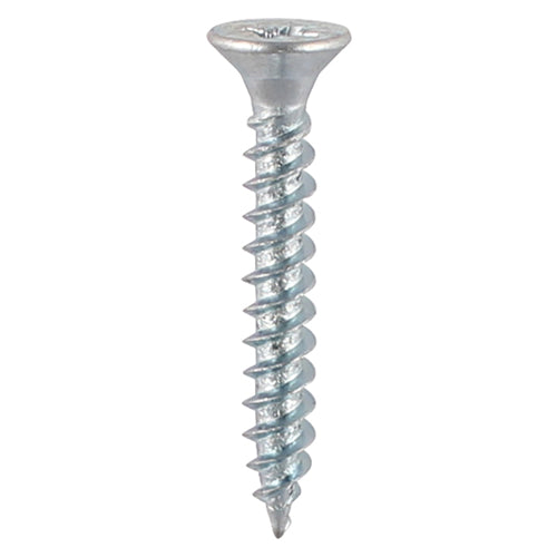 Timber Co Innings Timco - Twin-Threaded Woodscrews - PZ - Double Countersunk - Zinc 8 x 1 ...