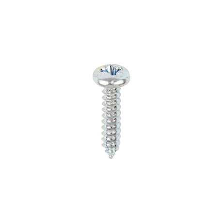 This is an image of Timco - Self-Tapping Screws - PZ - Pan - Zinc 8 x 3/4" - (200 PCS Box) 00834CPAZS