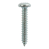 This is an image of Timco - Self-Tapping Screws - PZ - Pan - Zinc 8 x 5/8" - (14 PCS TIMpac) 00858CPAZP